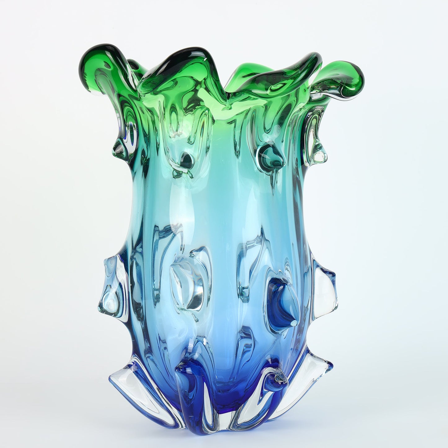 Aqua Crystal Vase
