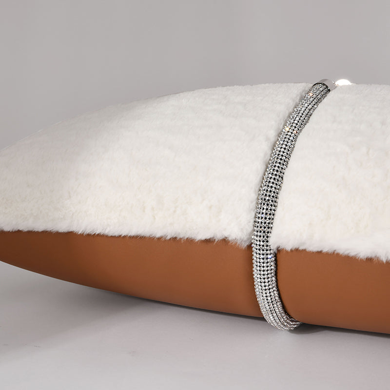 Mocha Rectangle Cushion Cover