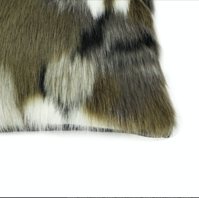 Forest Faux Fur Cushion