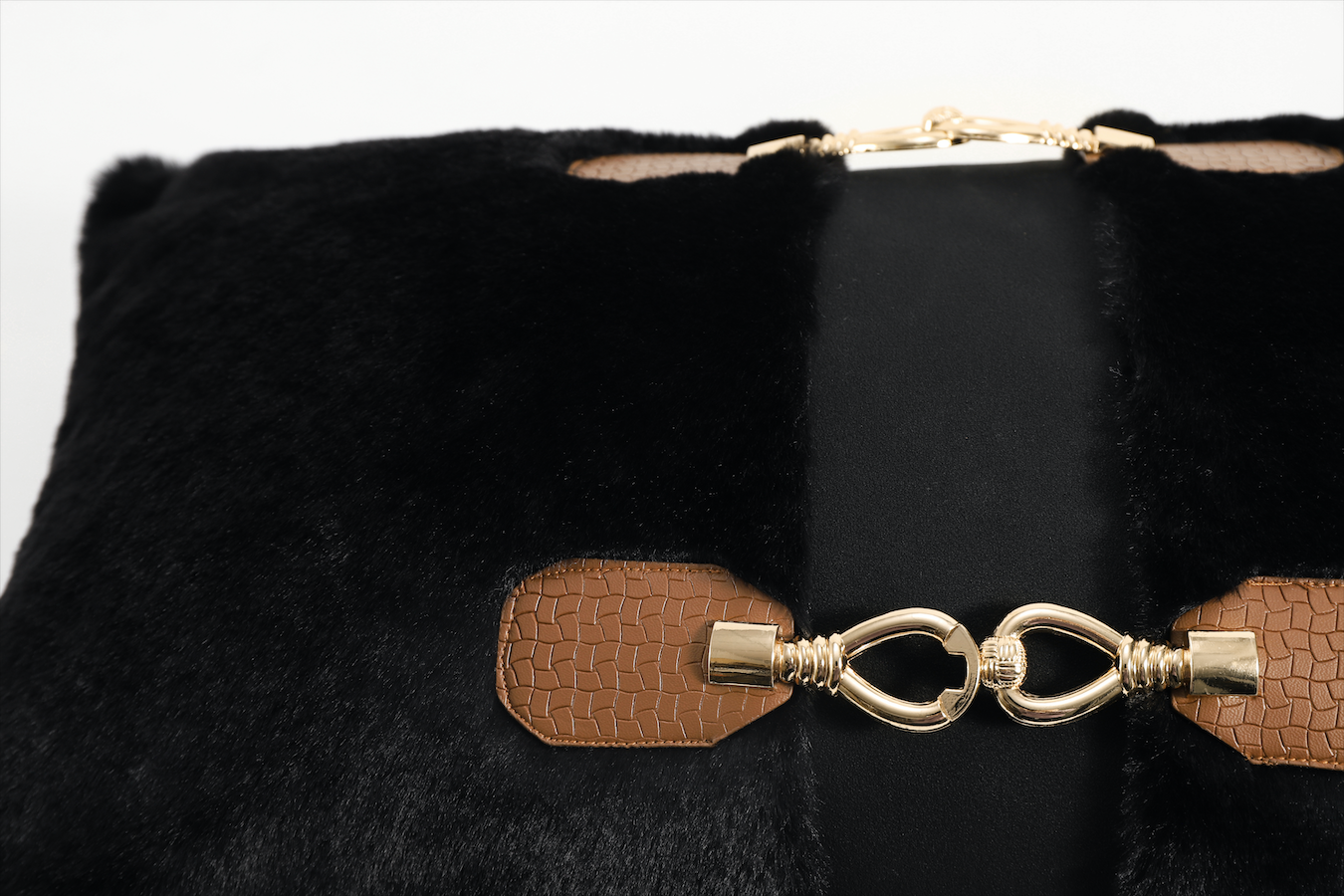 Caviar Fur Rectangle Cushion