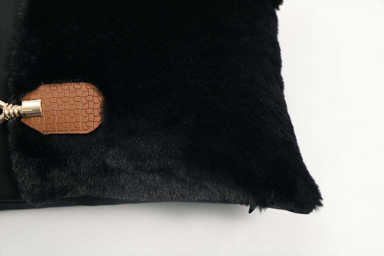 Caviar Fur Rectangle Cushion