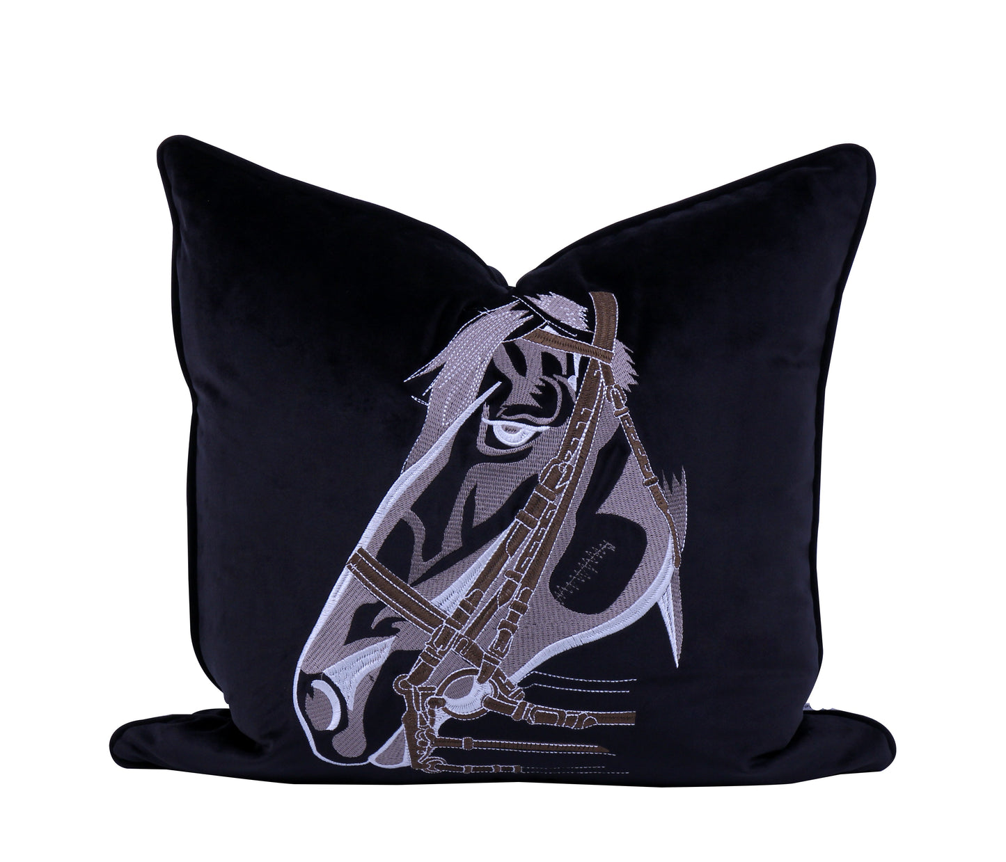 Gallop Cushion Cover - Black