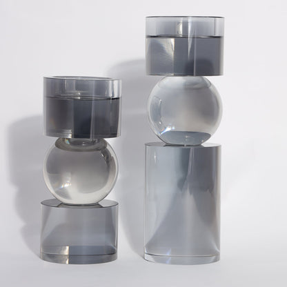 Veil Candle Holders - (Set of 2)