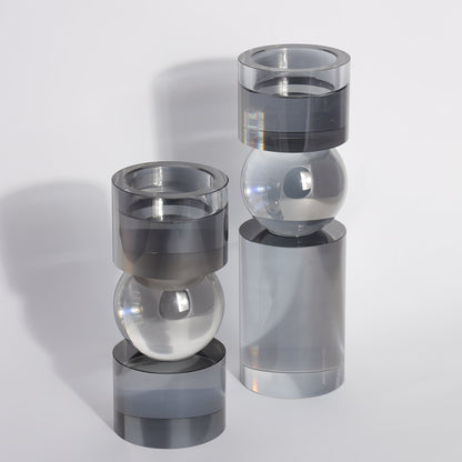 Veil Candle Holders - (Set of 2)