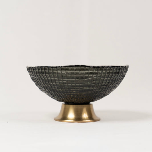 Crackle Nut Bowl