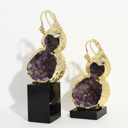 Aurora Amethyst Sculpture - Set of 2