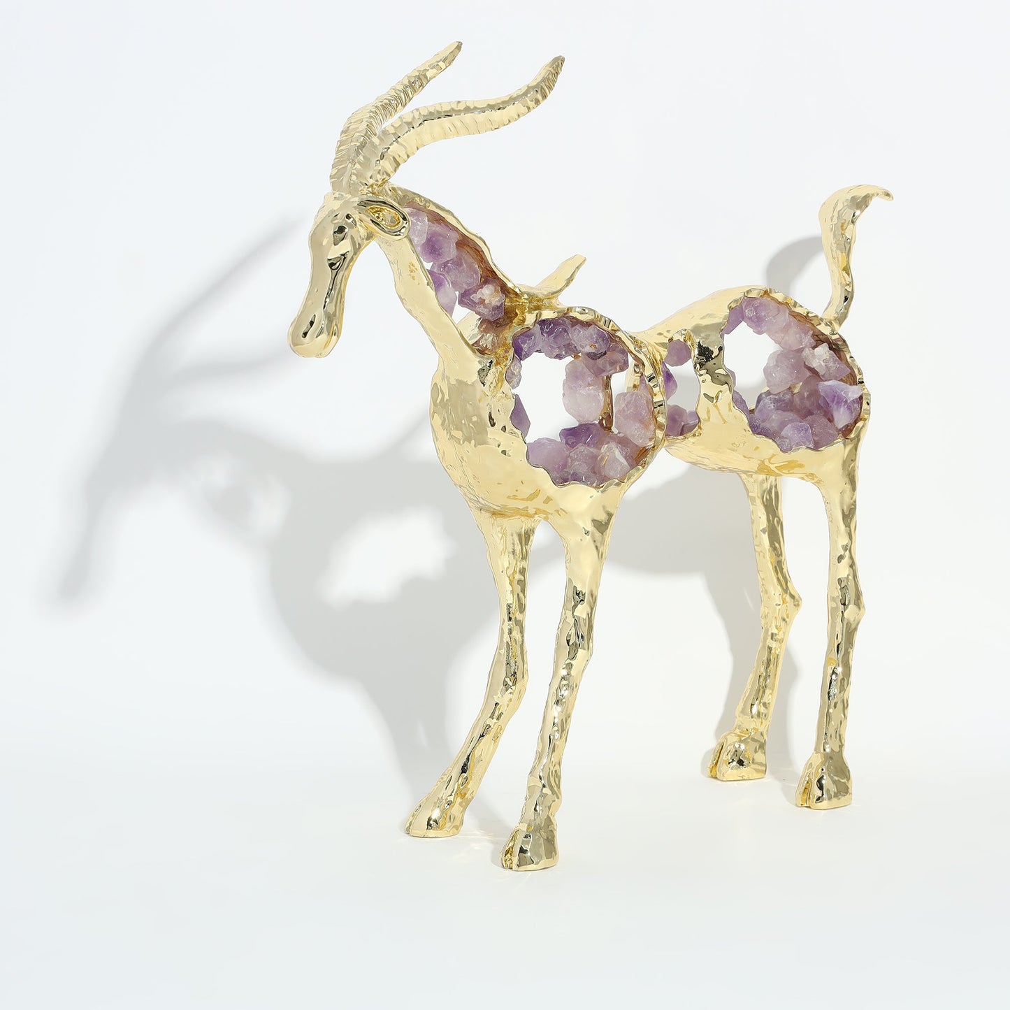 Antler Sculpture - Amethyst