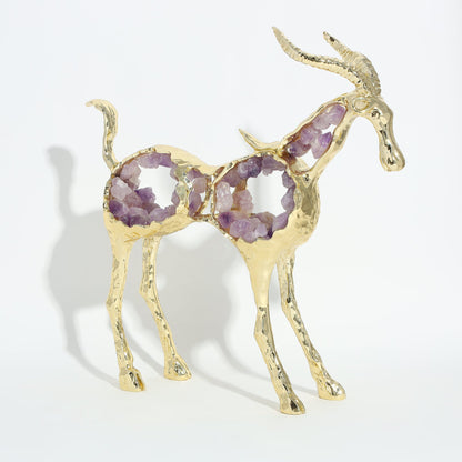 Antler Sculpture - Amethyst