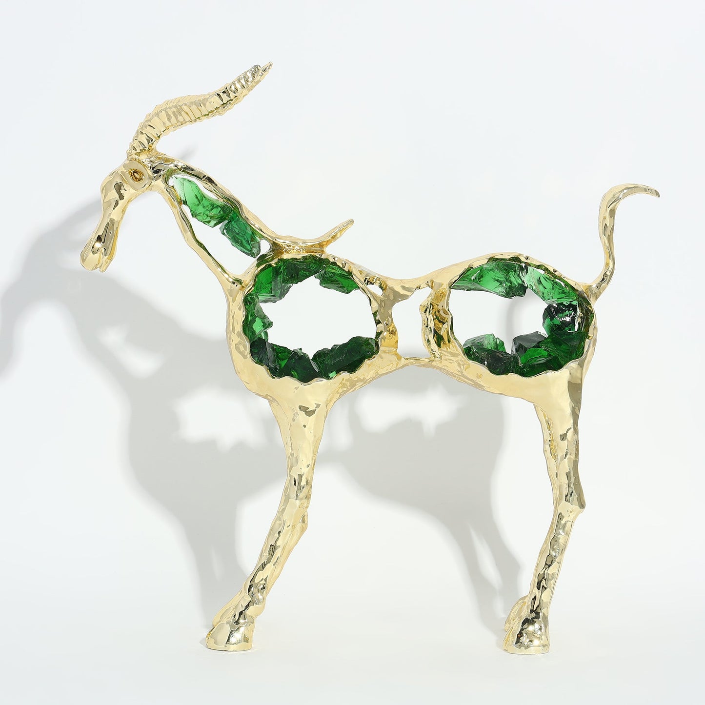 Antler Sculpture - Green Fluorite