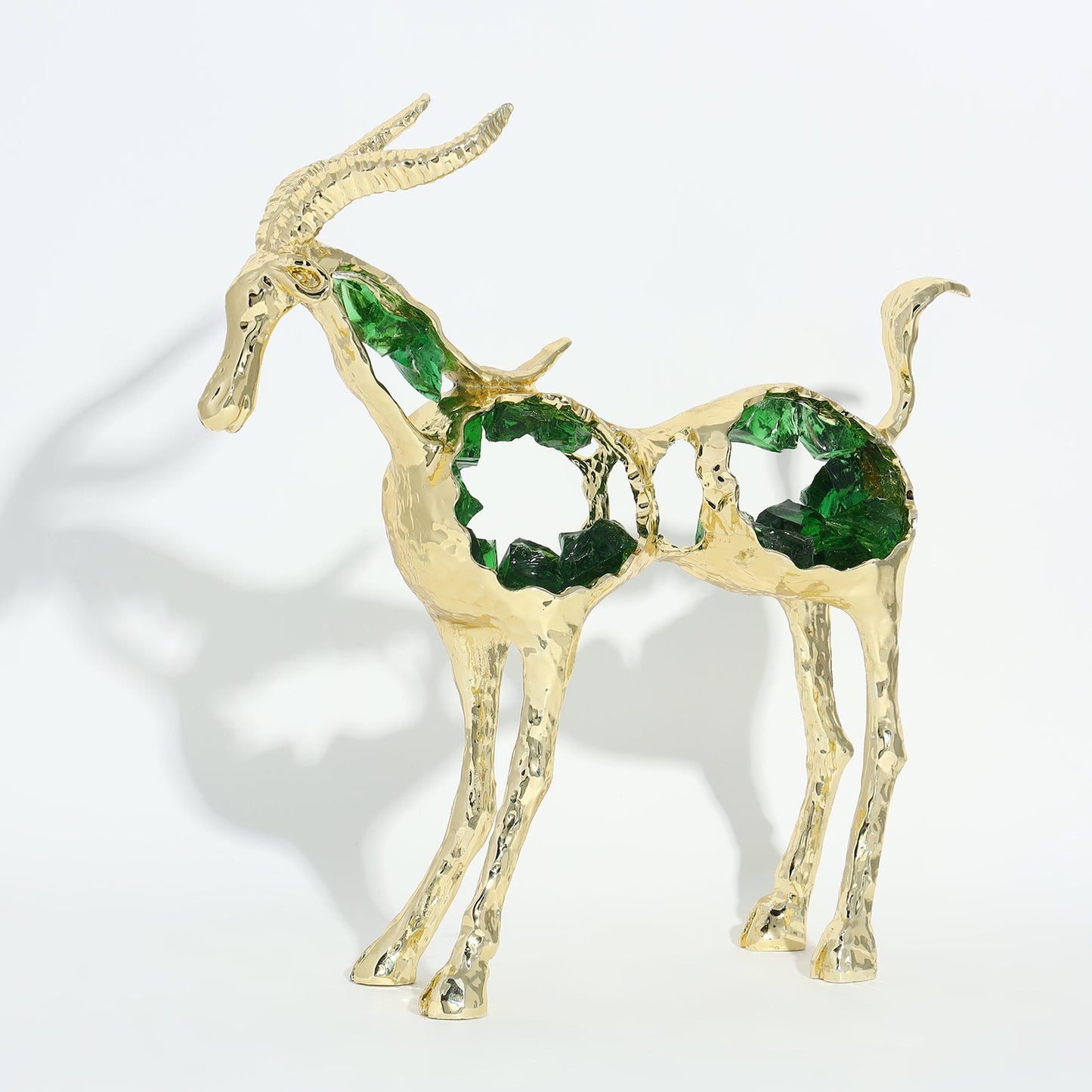 Antler Sculpture - Green Fluorite
