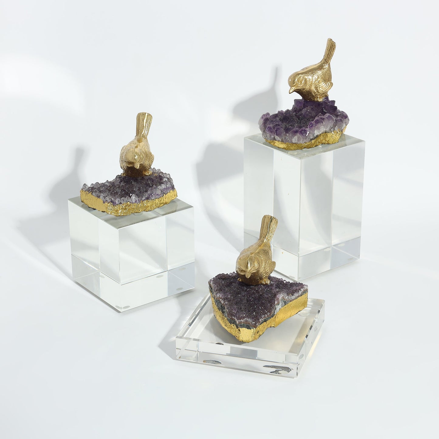Elysia Amethyst Decor - Set of 3