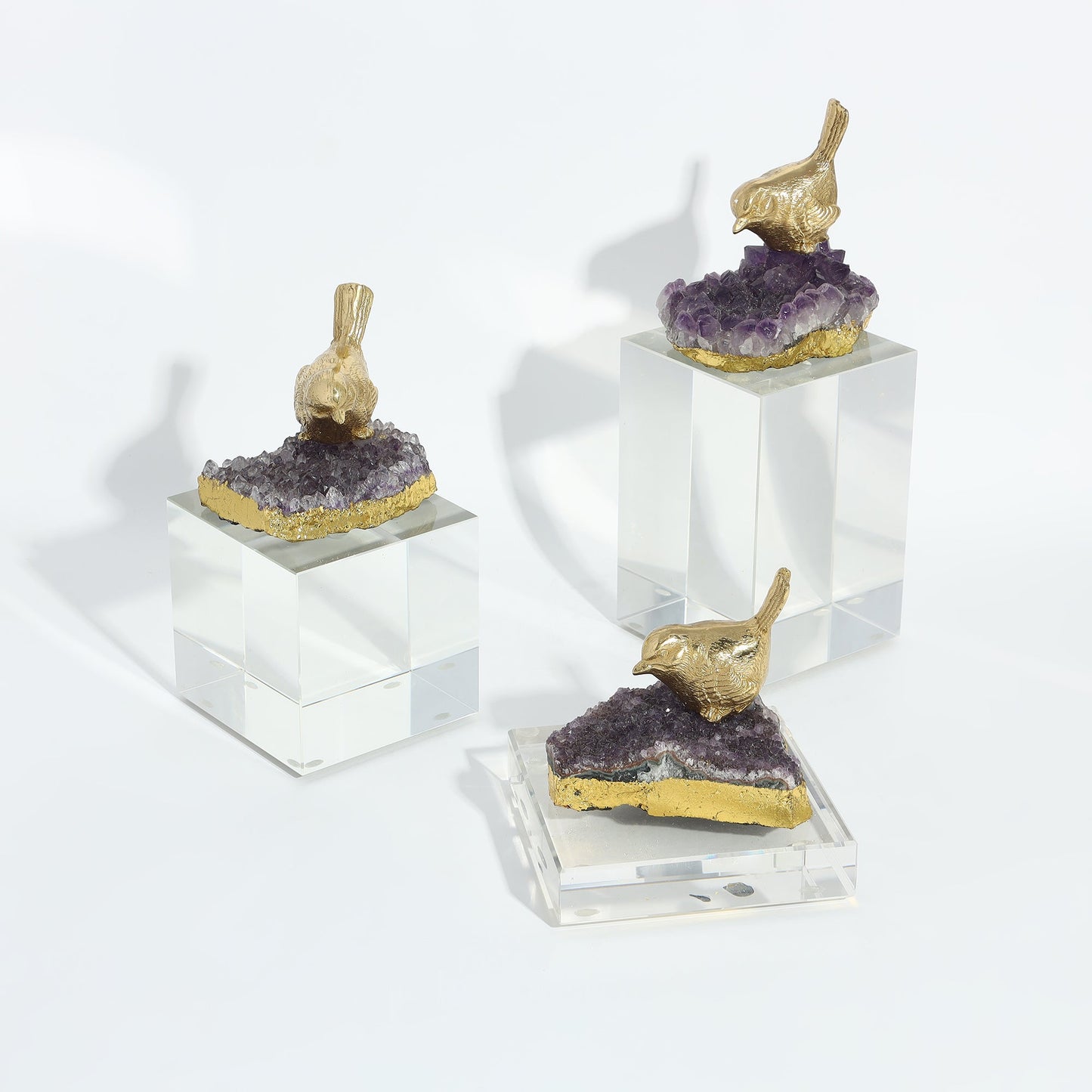 Elysia Amethyst Decor - Set of 3