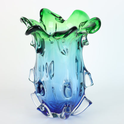 Aqua Crystal Vase