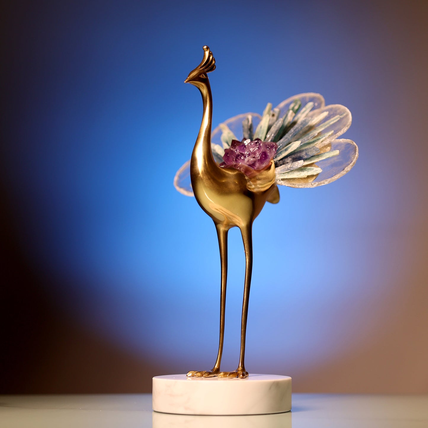 Emerald Crystal Sculpture