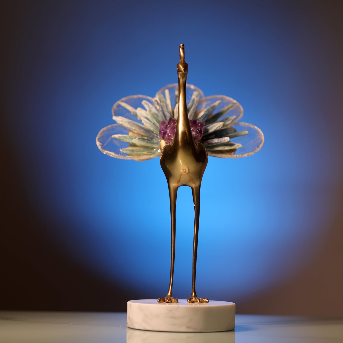 Emerald Crystal Sculpture