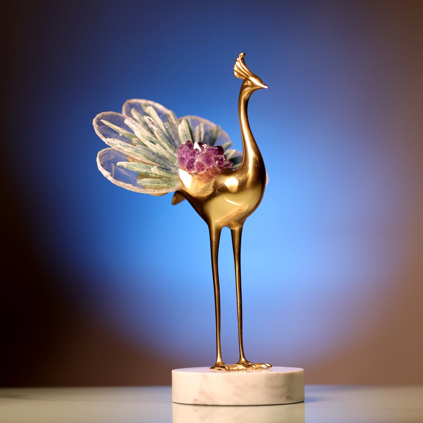 Emerald Crystal Sculpture
