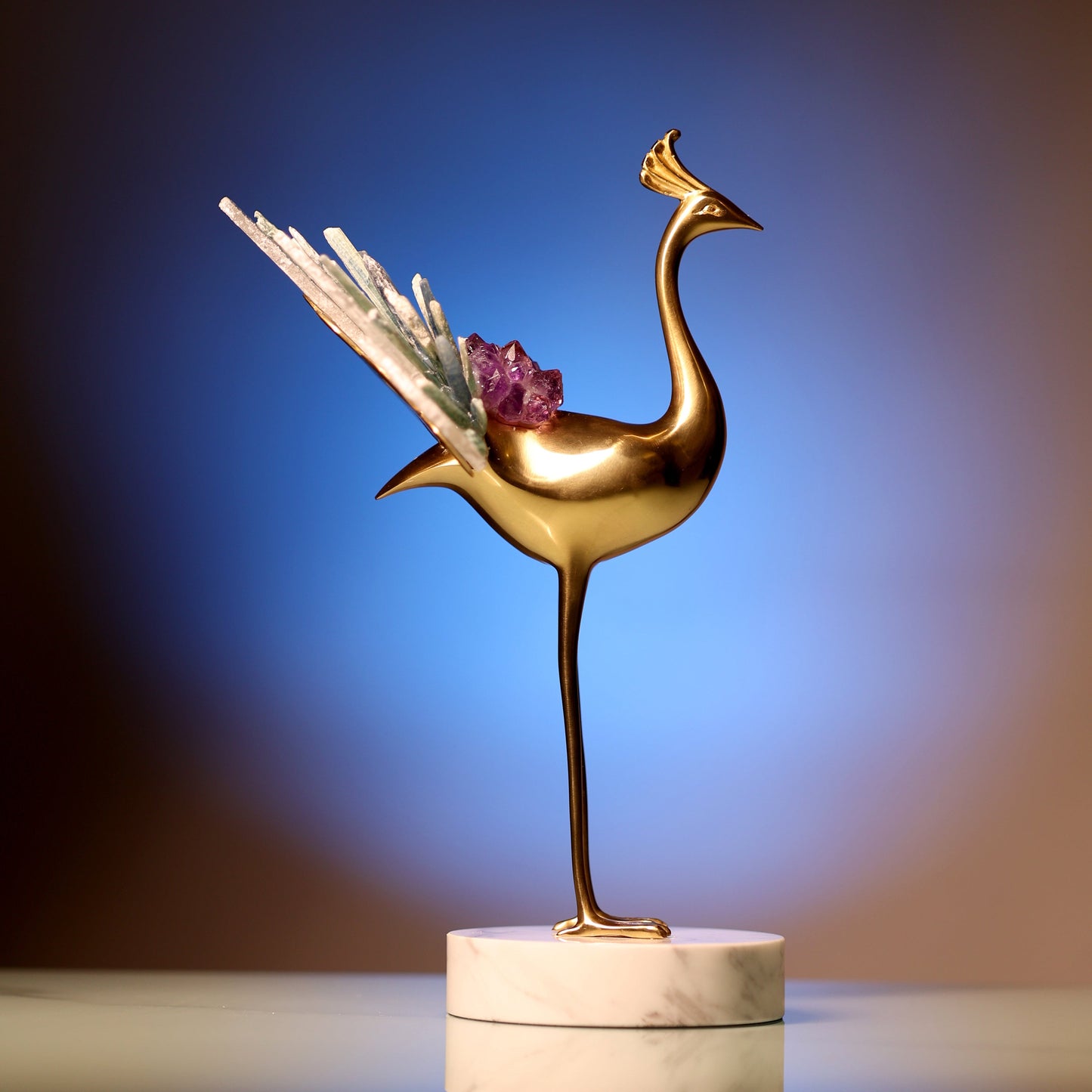 Emerald Crystal Sculpture