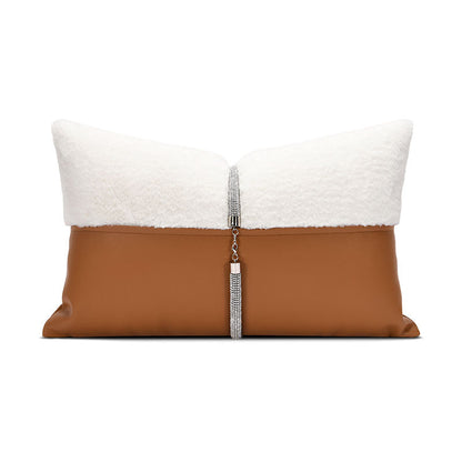 Mocha Rectangle Cushion Cover
