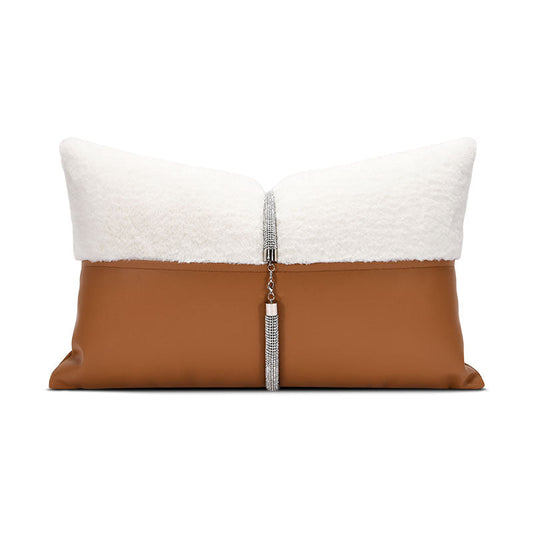 Mocha Rectangle Cushion Cover