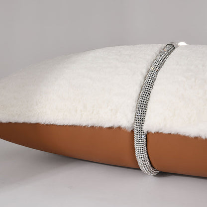 Mocha Rectangle Cushion Cover