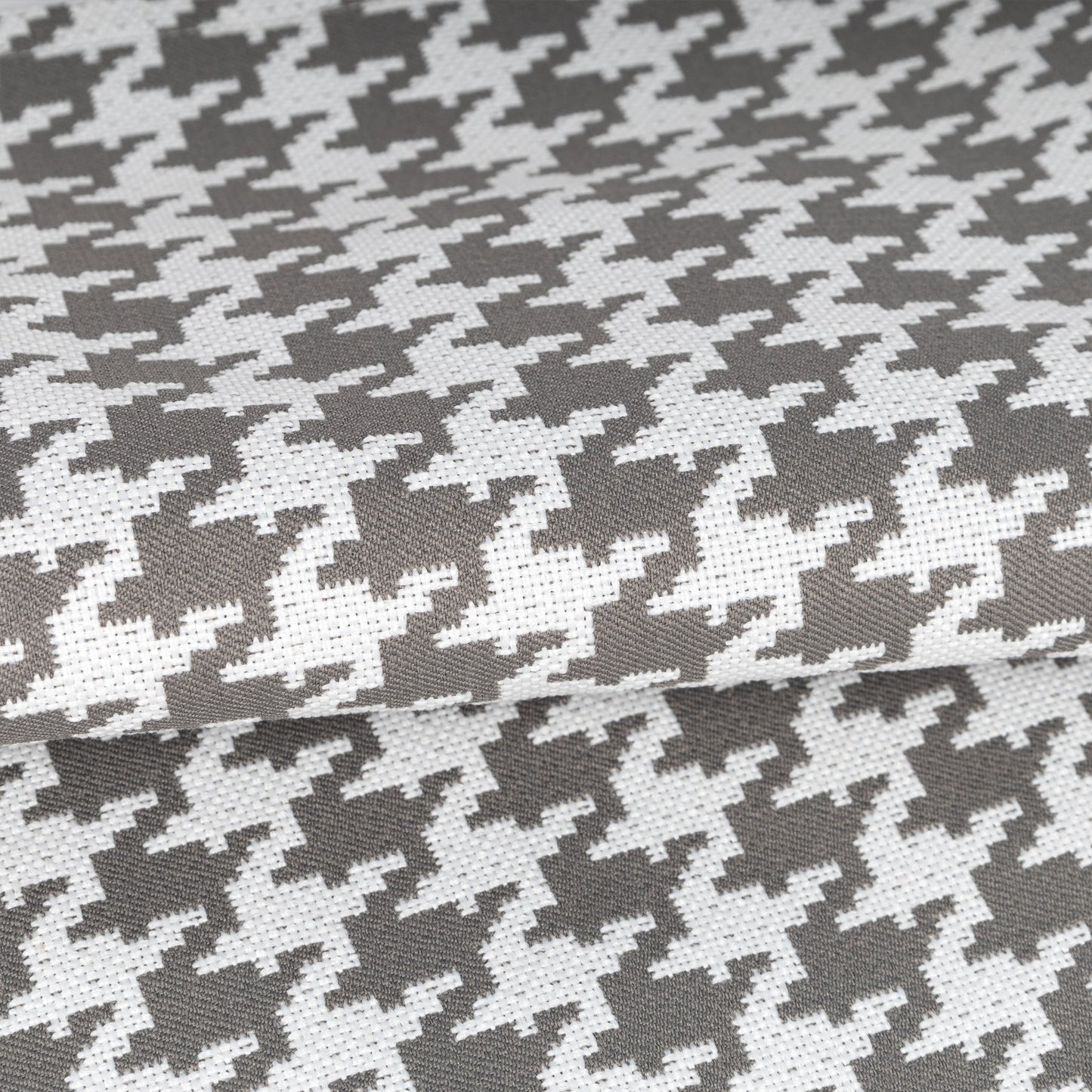 Grey Houndstooth Cushion Cover