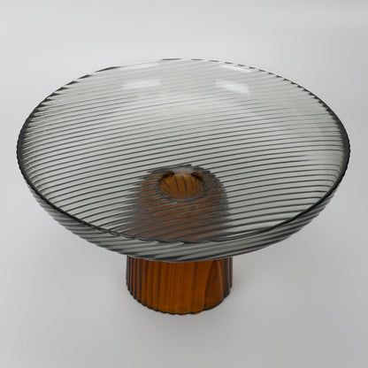 Fubo Fruit Bowl - Grey & Orange