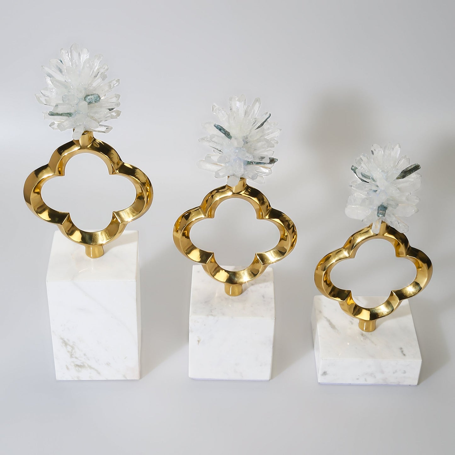 Carnation Sculpture - Set of 3