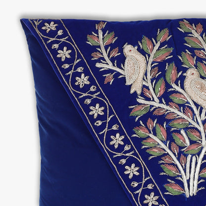 Arq Embroidered Velvet Cushion Cover