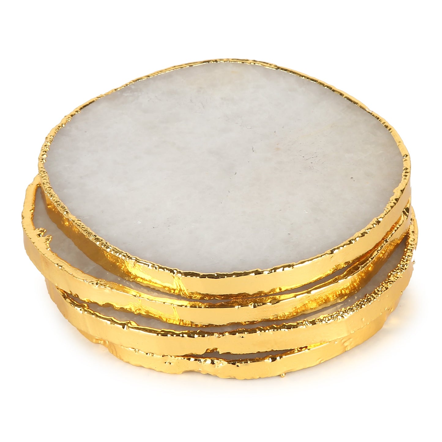 Smokey Quartz Coasters (Set of 4)