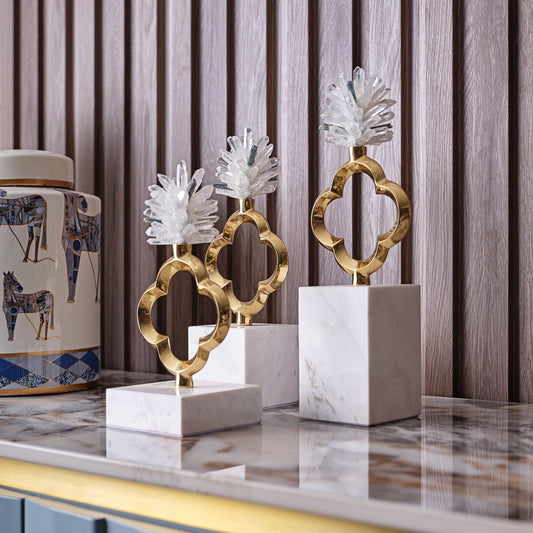 Carnation Sculpture - Set of 3