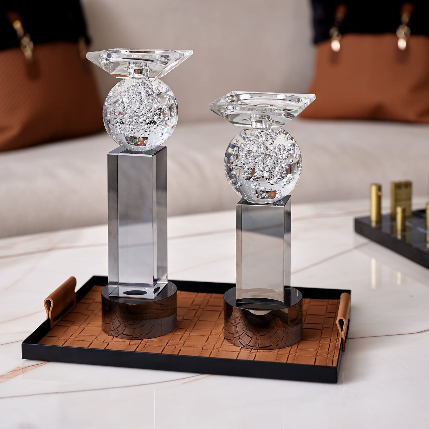 Halo Candle Holders (Set of 2)