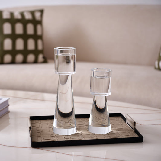Pristine Candle Holders - (Set of 2)