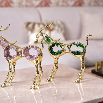 Antler Sculpture - Amethyst