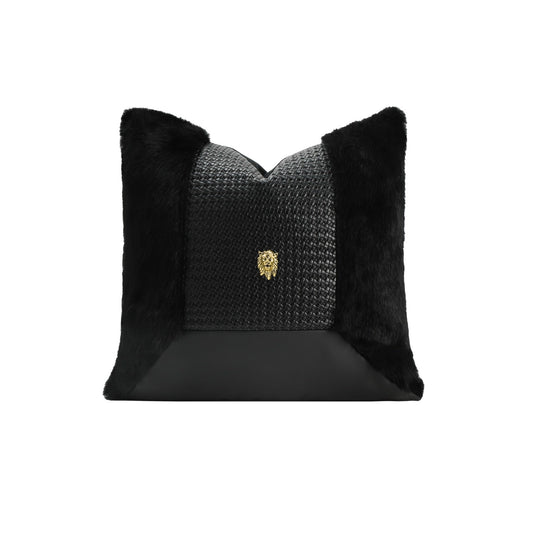 Carbon Fur Cushion Cover