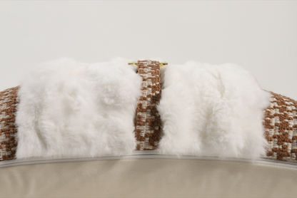 Basque Fur Rectangle Cushion