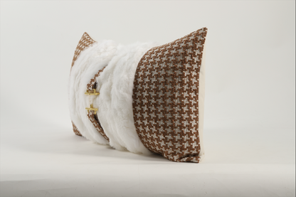 Basque Fur Rectangle Cushion