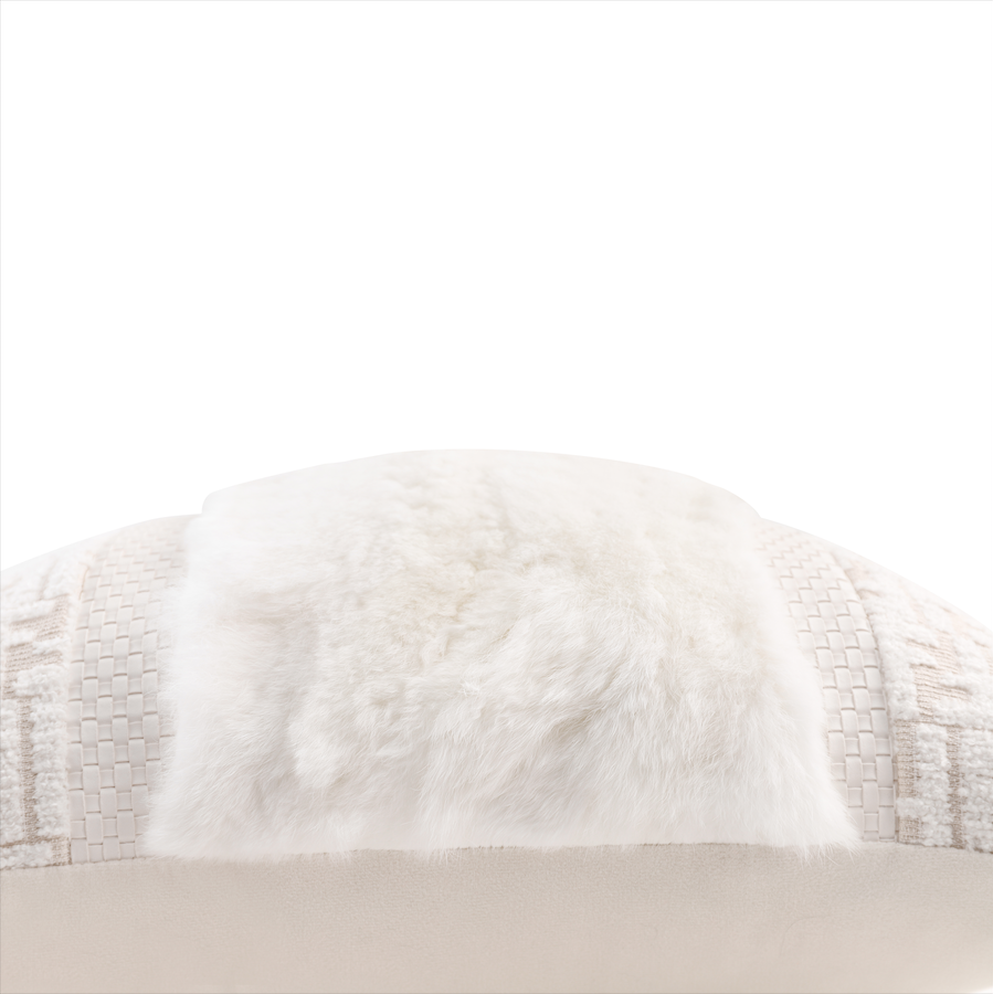 Arctic Fur Square Cushion Cover