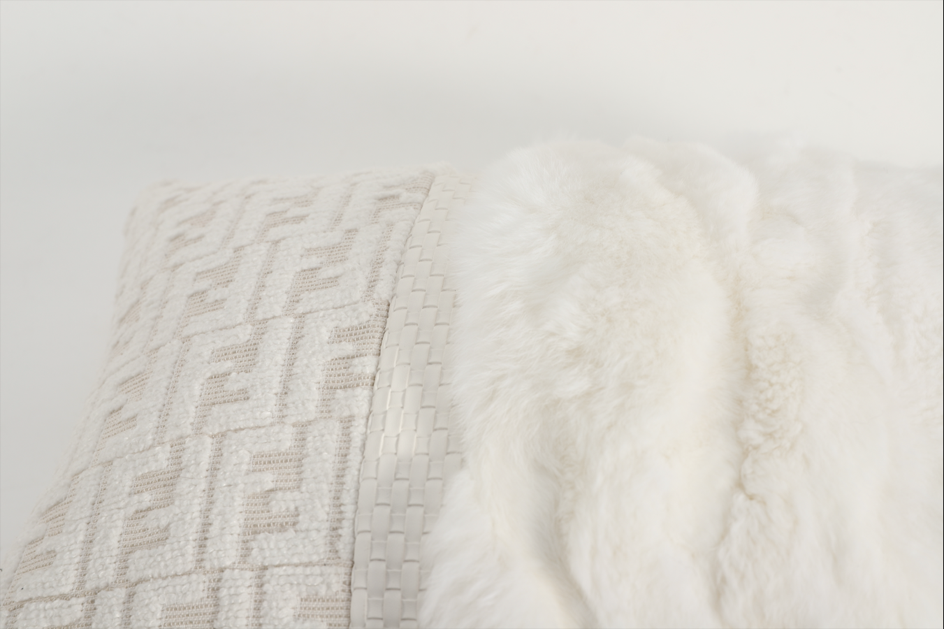 Arctic Fur Rectangle Cushion Cover