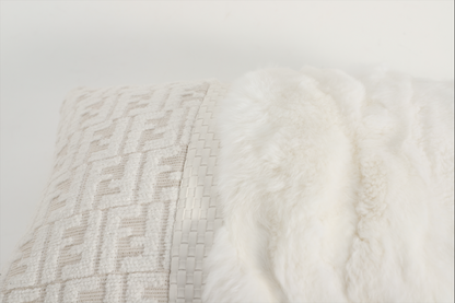 Arctic Fur Rectangle Cushion Cover