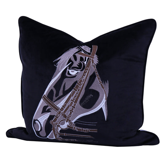 Gallop Cushion Cover - Black