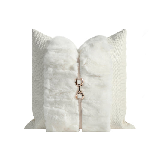 Feather Fur Cushion