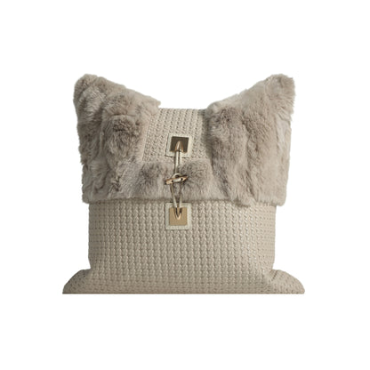 Tawny Fur Cushion Cover