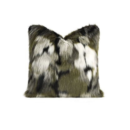 Forest Faux Fur Cushion