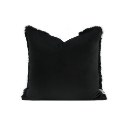 Carbon Fur Cushion Cover