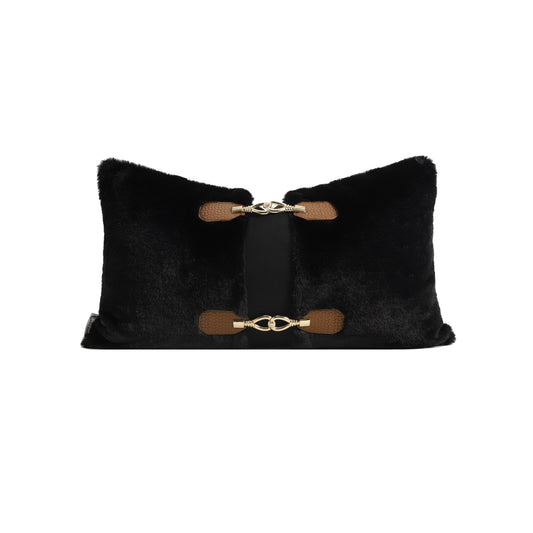 Caviar Fur Rectangle Cushion