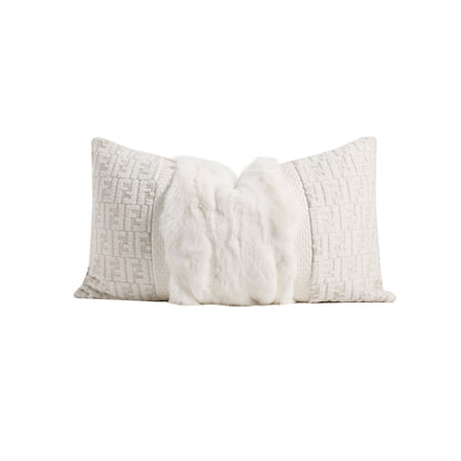 Arctic Fur Rectangle Cushion Cover