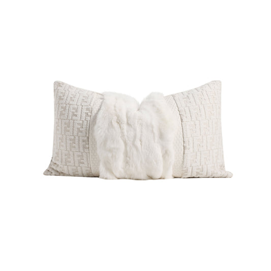 Arctic Fur Rectangle Cushion Cover